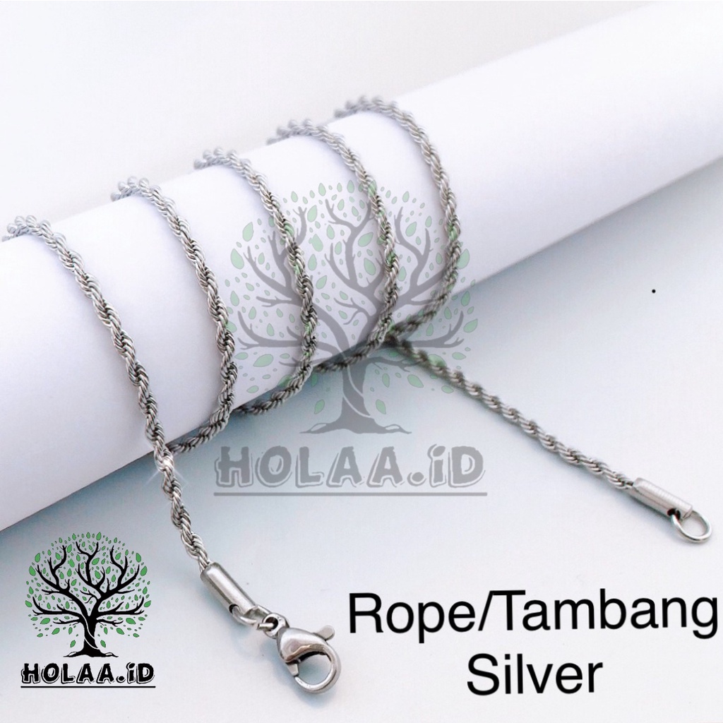 Jual Kalung Rantai Titanium L Rope Tambang Shopee Indonesia