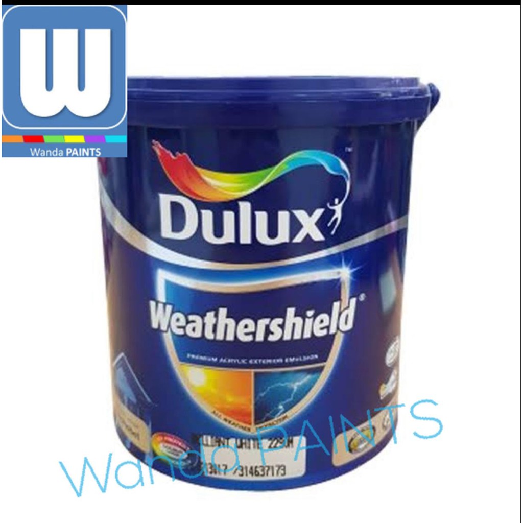 Jual CAT TEMBOK DULUX WEATHERSHIELD 2 5 LITER WARNA PLATINUM GREY