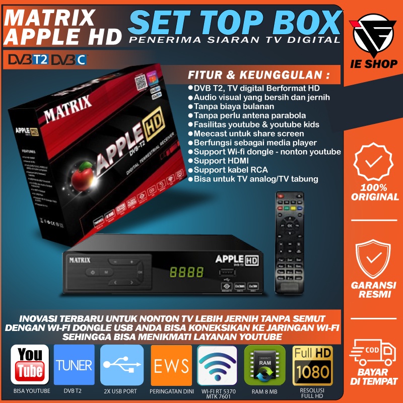 Jual SET TOP BOX RECEIVER SETOP BOX SET UP BOX STB PENANGKAP SIARAN TV