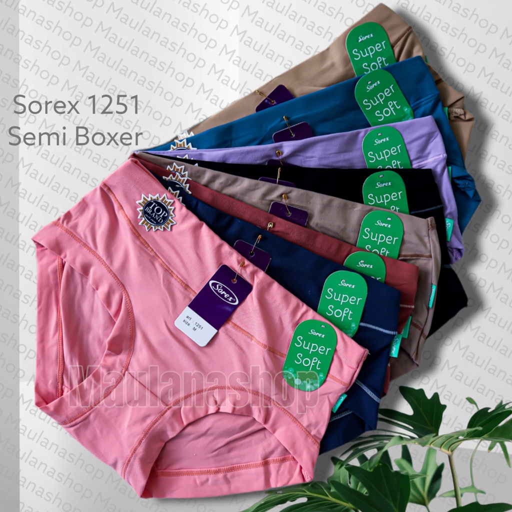 Jual Sorex 1251 6pcs Celana Dalam Wanita Sorex Bahan Katun Adem Super