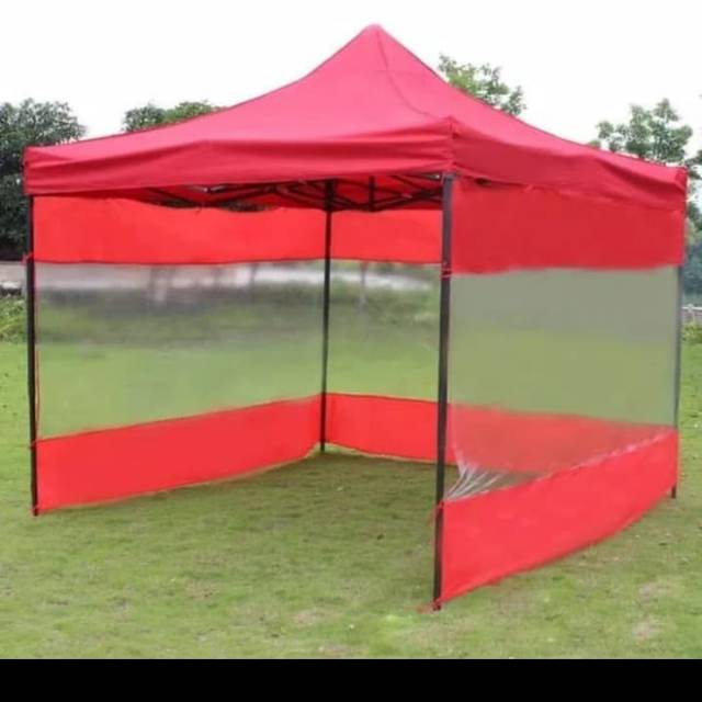 Jual Tenda Lipat Cahaya Matic Pakai Dinding 3 Sisi UK 3x3 Ket Besi