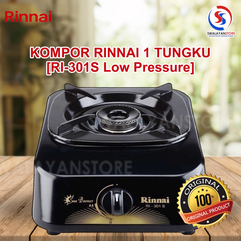 Jual Kompor Rinnai RI 301S 1 Tungku RI 301 Shopee Indonesia