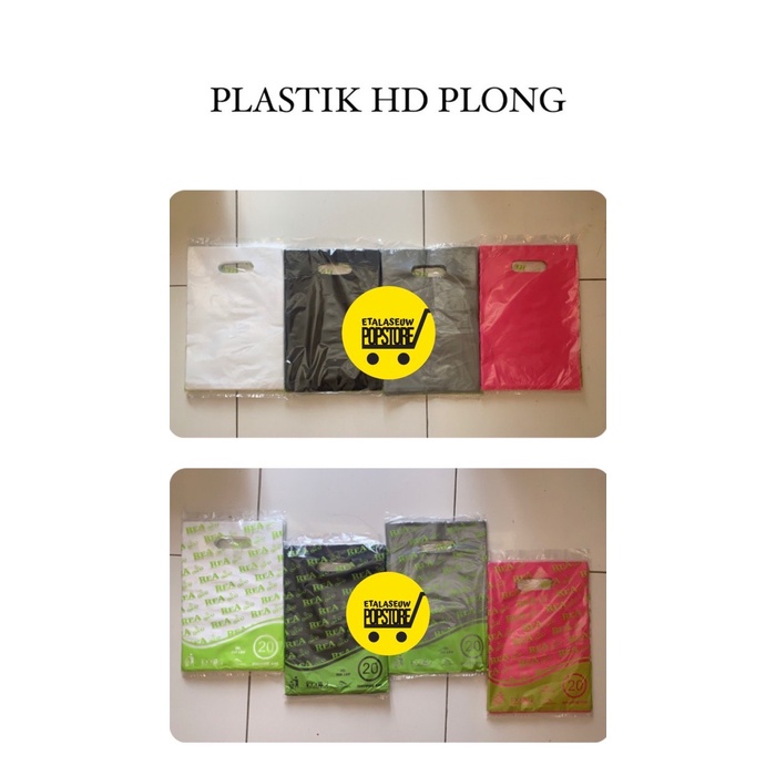 Jual PLASTIK HD PLONG UKURAN 25X35 CM PACKAGING TANPA SABLON ISI 100