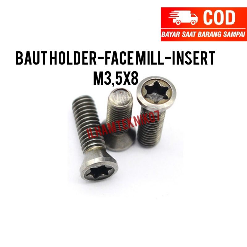 Jual Baut Insert Bubut Baut Holder Bubut Baut Face Mill M X Shopee