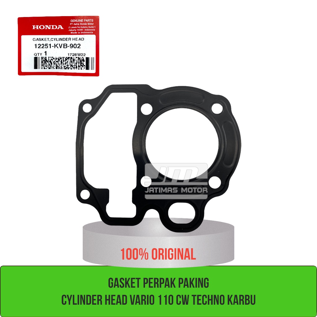 Jual Gasket Perpak Paking Cylinder Head Vario Cw Techno Karbu