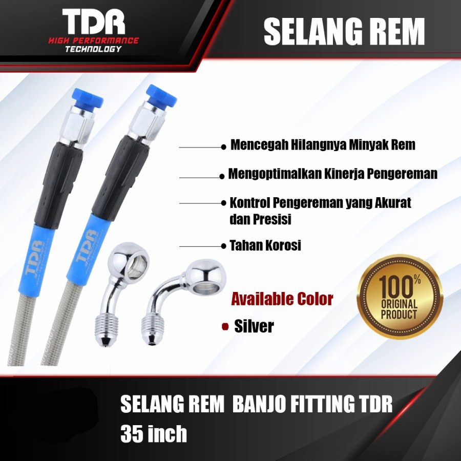 Jual SELANG REM TDR 35 Inch BANJO FITTING Shopee Indonesia