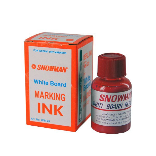 Jual Tinta Spidol Whiteboard Snwoman Snowman White Board Marking Ink