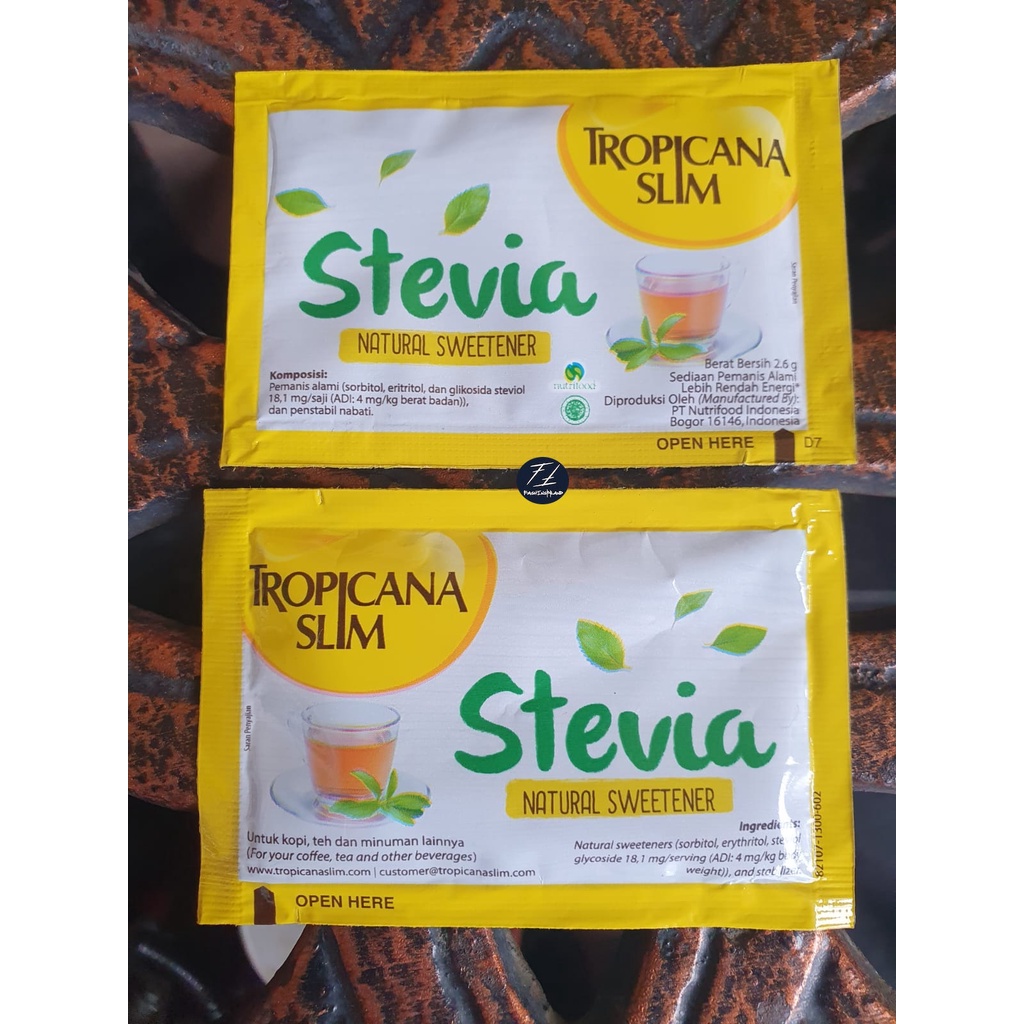 Jual Gula Alami Natural Sweetener Tropicana Slim Stevia Bebas Gula