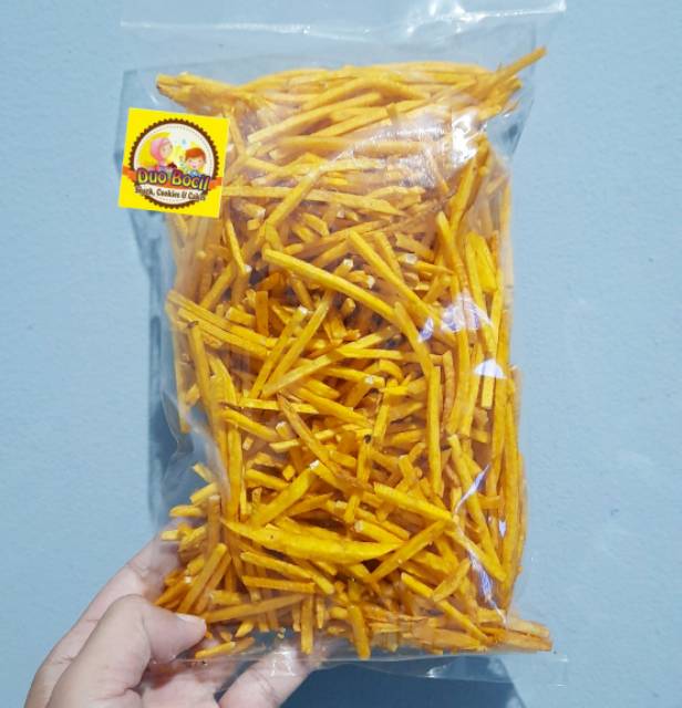 Jual Stik Talas Asli Gurih Dan Renyah Gram Duo Bocil Snack