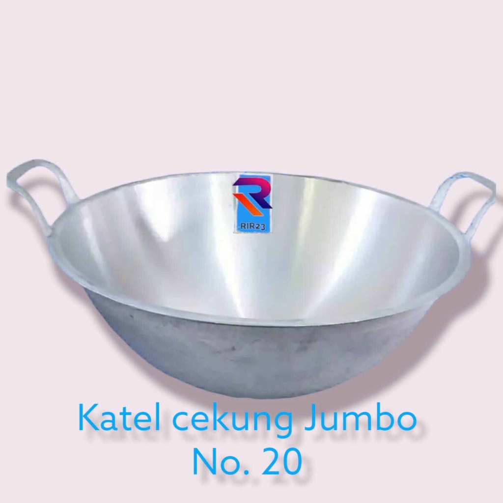 Jual Wajan Kuali Jumbo No 20 Wajan Penggorengan Alumunium Kuat Dan