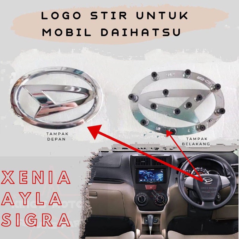 Jual Emblem Logo Stir Toyota Dan Daihatsu Shopee Indonesia