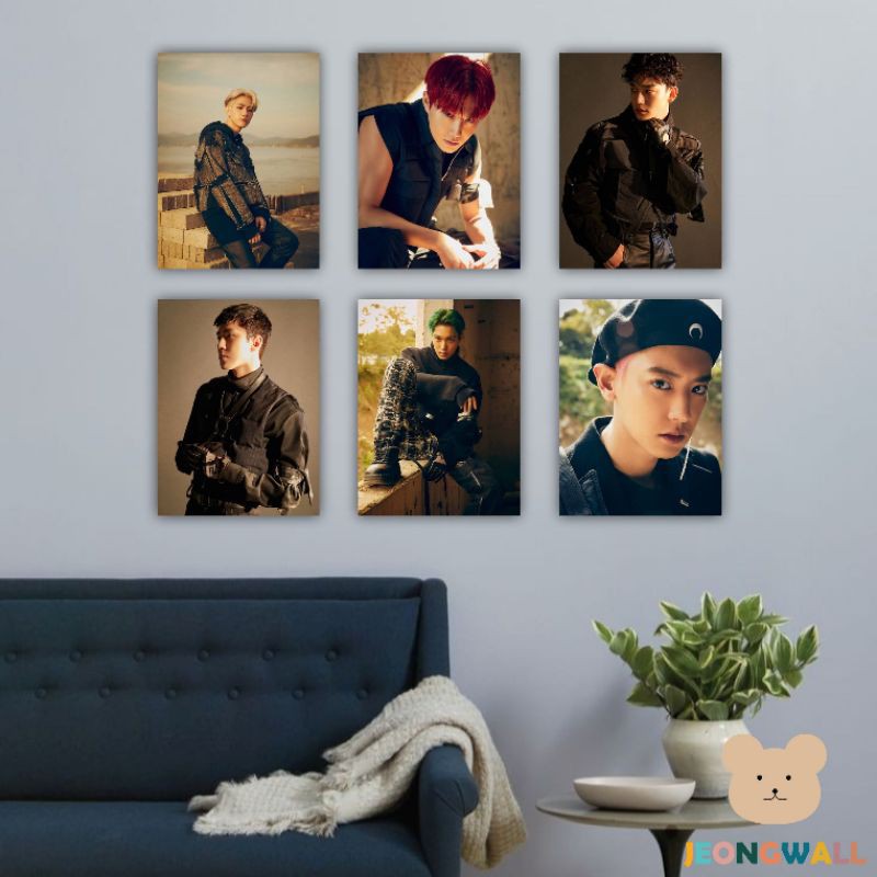 Jual Jeongwall Wall Decor Exo Obsession Poster Kayu Kpop Hiasan Dinding