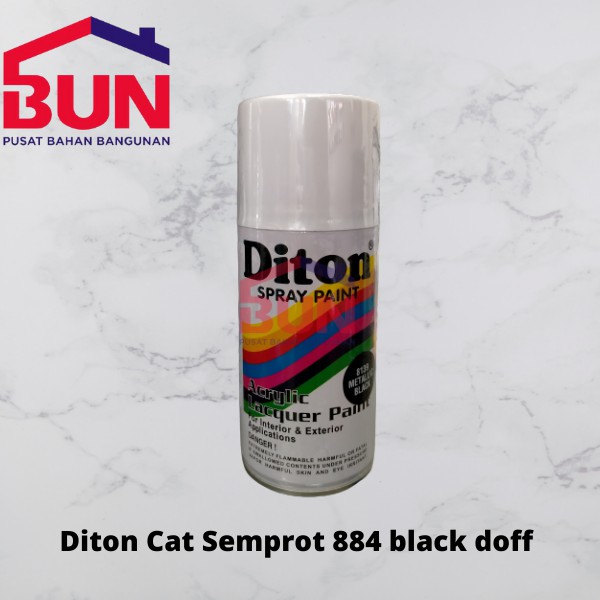 Jual Cat Semprot Diton Cc Black Doff Shopee Indonesia