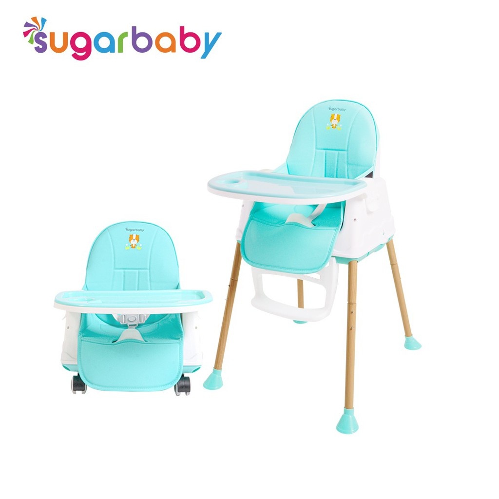 Jual New Booster And High Chair Sugar Baby My Chair Growing Stages