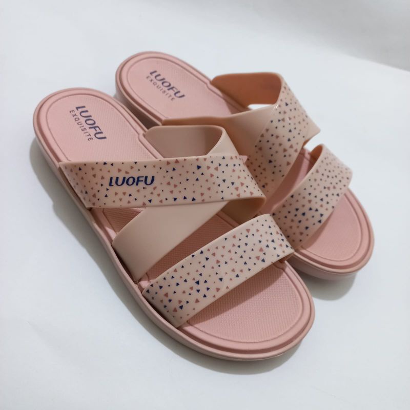 Jual LUOFU E 7185 E17SB6 SIZE 36 40 ORIGINAL L Sandal Selop Jelly