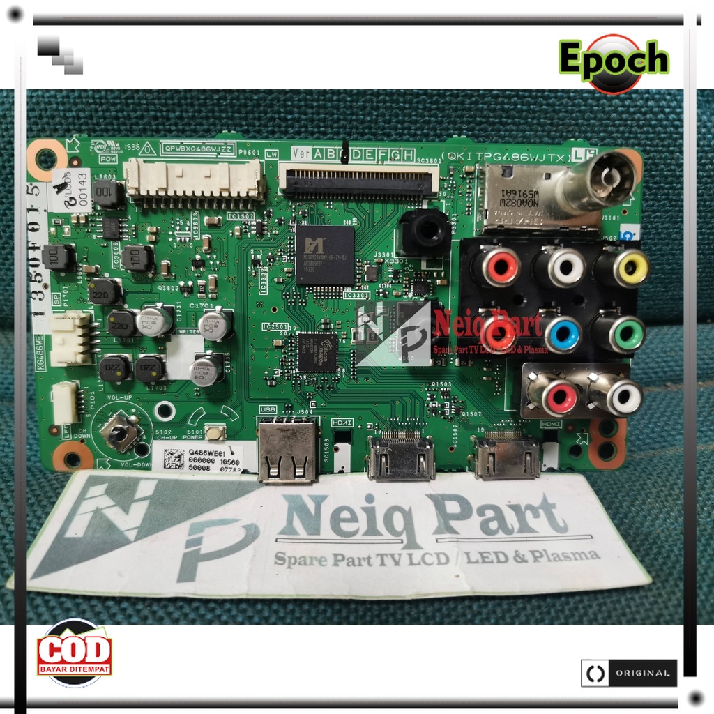 Jual Mb Mobo Mainboard Tv Sharp Lc Le I Mpeg Micom Modul Pcb