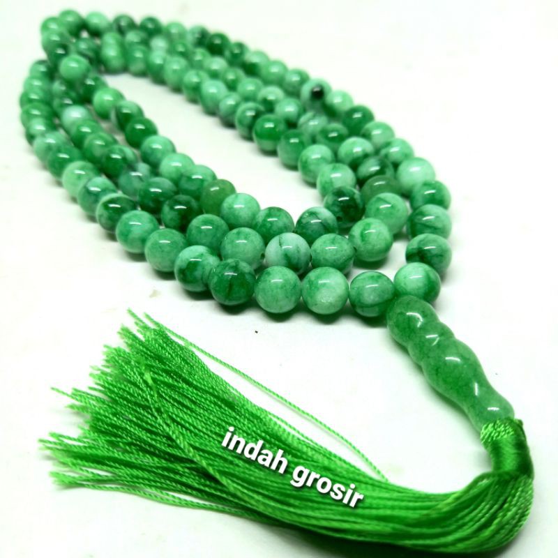 Jual Tasbih Batu Giok Original Butir Mm Shopee Indonesia