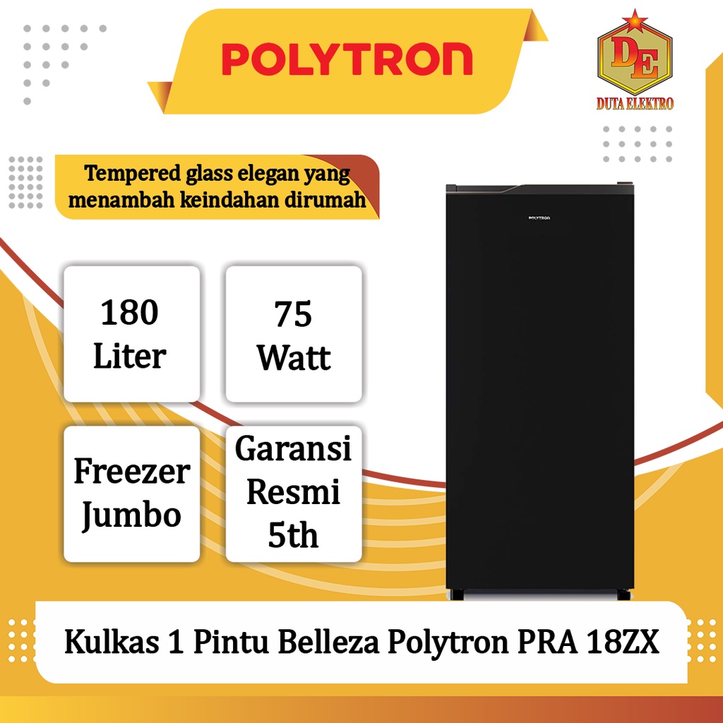 Jual Kulkas Pintu Belleza Polytron Pra Zx Shopee Indonesia