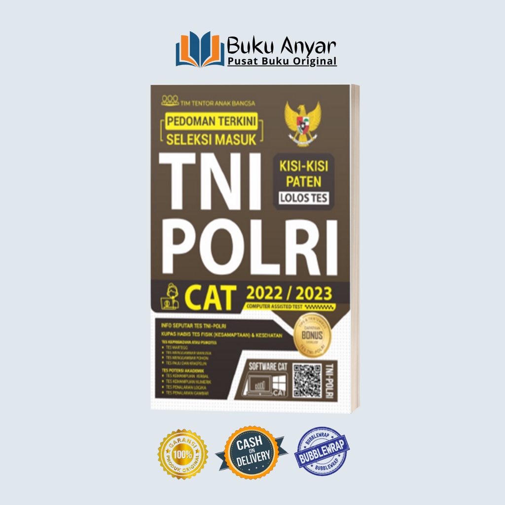 Jual Buku Pedoman Terkini Seleksi Masuk Tni Polri Cat