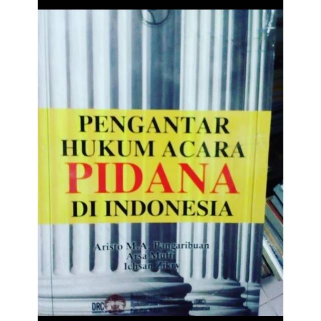 Jual Pengantar Hukum Acara Pidana Di Indonesia Aristo Ma Pangaribuan