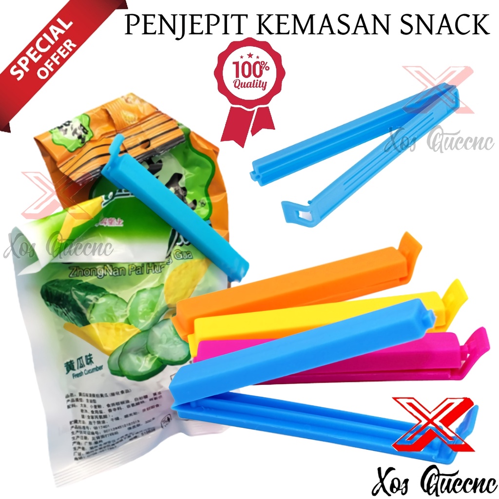 Jual XOQ Penjepit Plastik Kemasan Snack Penjepit Kemasan Makanan