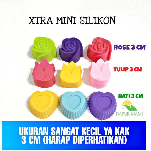 Jual DAPURMM Ekstra Mini Silicone Cetakan Silikon Puding Coklat Jelly