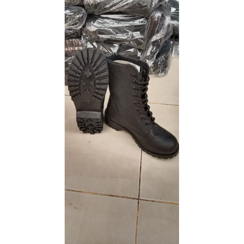 Jual Sepatu Pdl Tni Al Kulit Jeruk Jatah Baru Shopee Indonesia