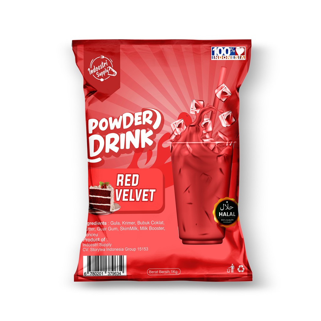 Jual Bubuk Minuman Powder Drink Rasa Red Velvet Kg Mix Gula Shopee