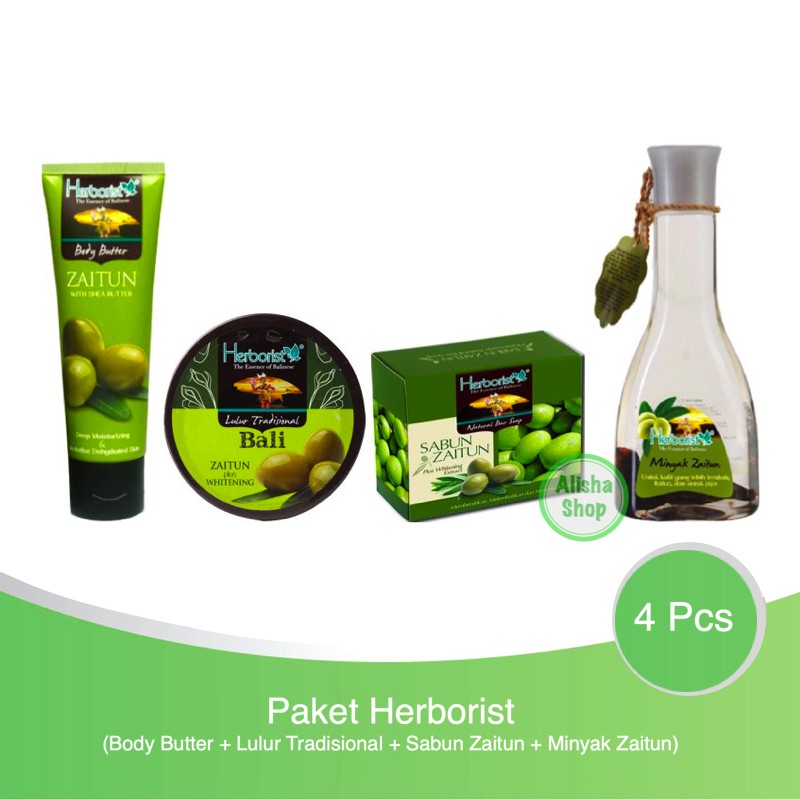 Jual Paket Herborist Zaitun Series Body Butter Lulur Sabun