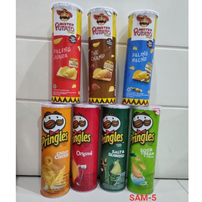 Jual Pringles Potato Crisps Klg G All Varian Mister Potato G