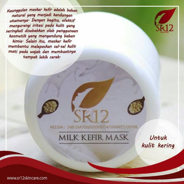 Jual MILK KEFIR MASK SR12 Shopee Indonesia