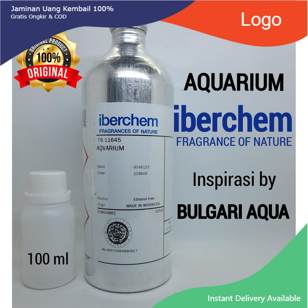 Jual PARFUM AQUARIUM BIBIT PARFUM MURNI KEMASAN 1OOML BY IBERCHEM