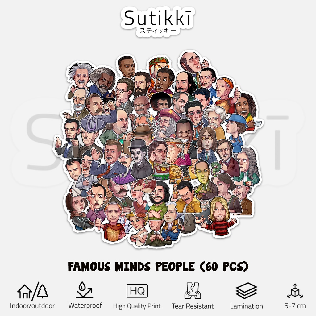 Jual Sutikki Sticker Pack Famous People Bob Marley Singer Presiden