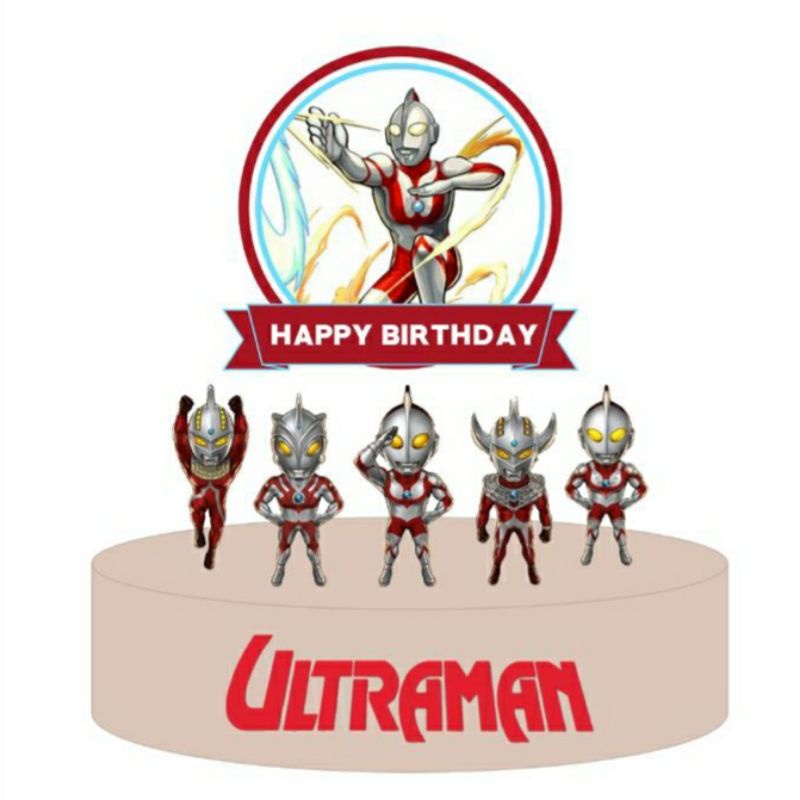 Jual Cake Topper Hiasan Kue ULTRAMAN Shopee Indonesia