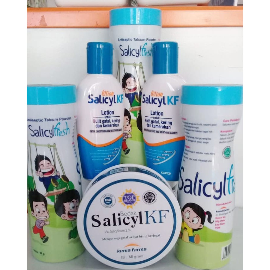 Jual Salicyl KF Lotion Dan Salicyl Fresh Talc Bedak Kulit Gatal Kering