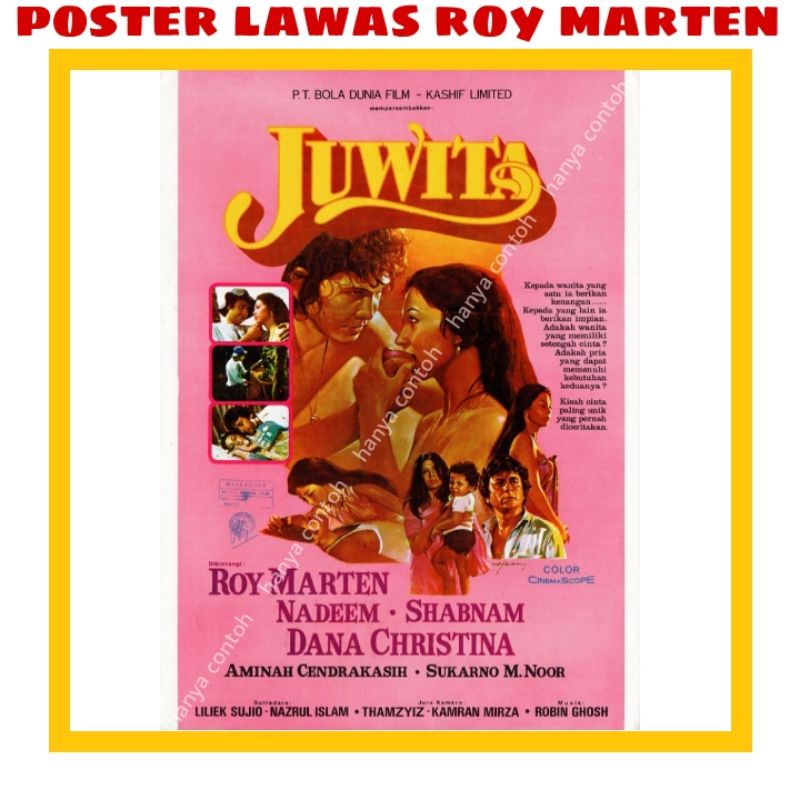 Jual Poster Film Lawas Juwita Poster Film Roy Marten Shopee Indonesia