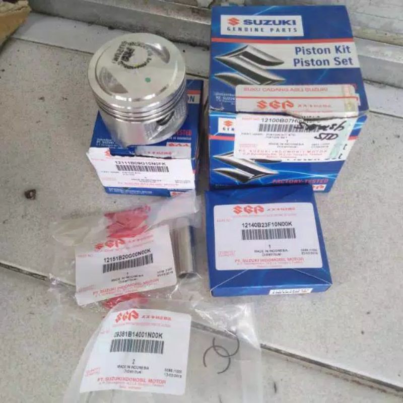 Jual PISTON KIT SEKER SET SUZUKI SMASH NEW SMASH ORI SGP Shopee Indonesia