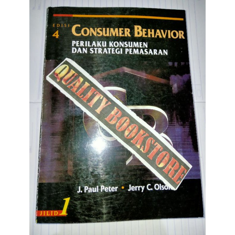 Jual Consumer Behavior Perilaku Konsumen Dan Strategi Pemasaran Jilid 1