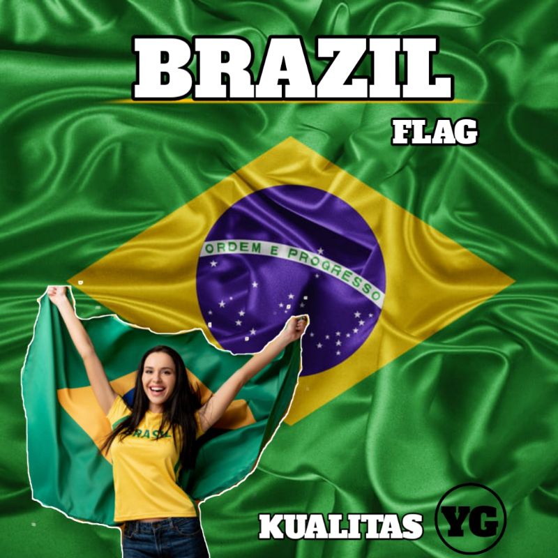 Jual PROMO TERMURAH BENDERA NEGARA BRAZIL PIALA DUNIA U 17