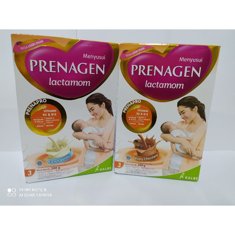 Jual Susu Prenagen Lactamom Gr Varian Coklat Dan Vanilla Shopee