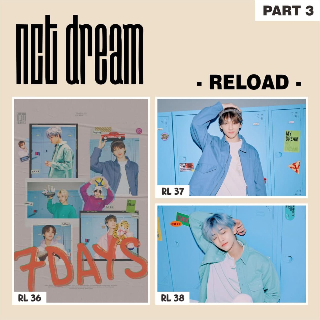 Jual Poster Kpop Nct Dream Reload Part Shopee Indonesia