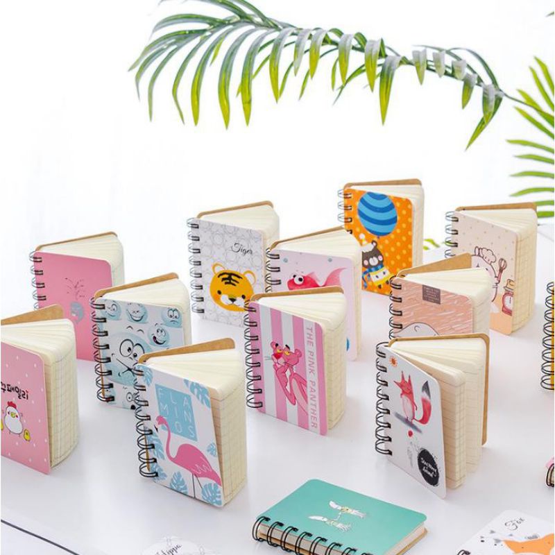 Jual Minibook Notebook Ring Mini Motif Buku Tulis Catatan Ring Motif