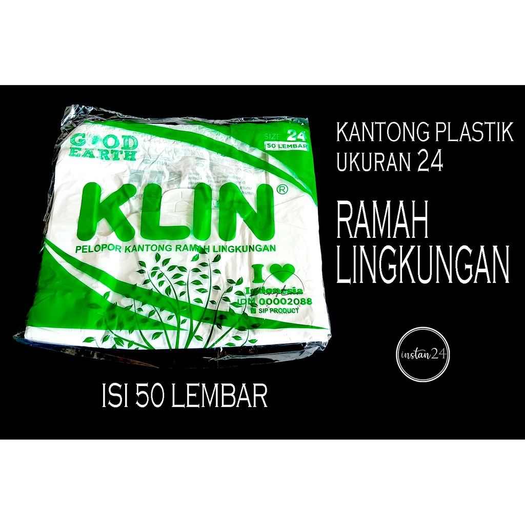 Jual Kantong Plastik Klin Go Green Motif Uk Ramah Lingkungan Isi