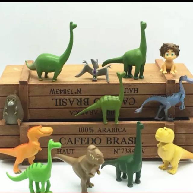 Jual The Good Dinosaur Figure Set Figurin Dinosaurus Hiasan Kue Dino