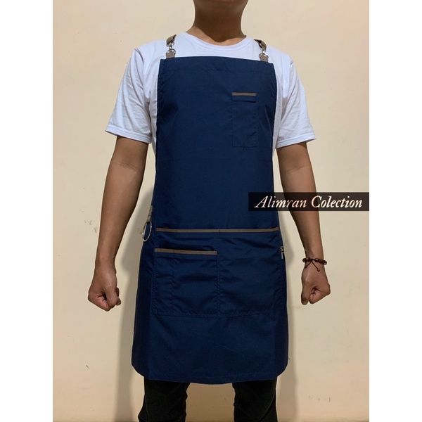 Jual Celemek Masak Apron Masak Barista Waiter Appron Chef Shopee