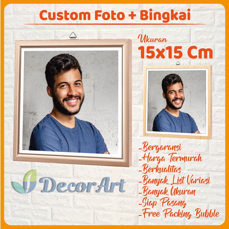 Jual Custom X Cm Custom Foto Plus Bingkai Siap Pasang Media