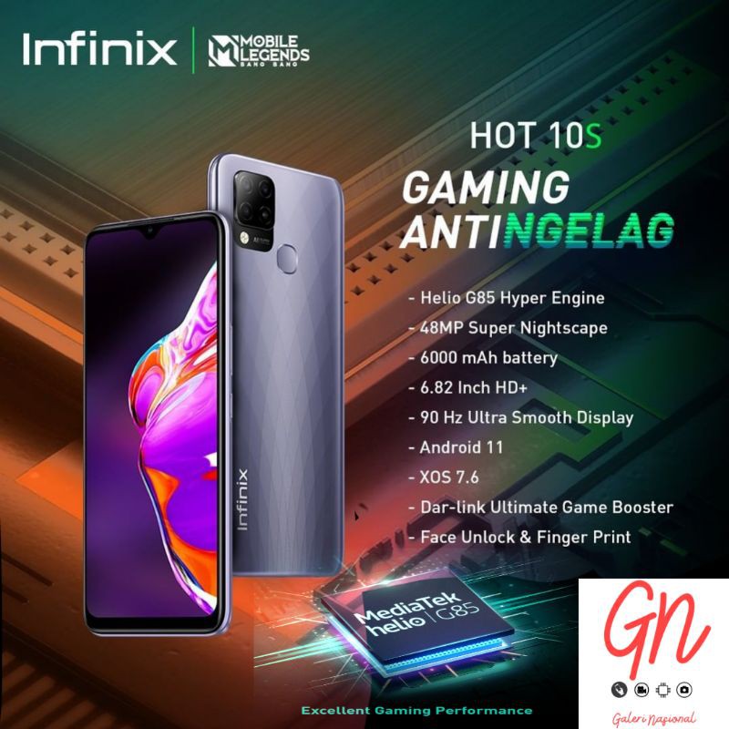 Jual INFINIX HOT 10S 6 128GB GARANSI RESMI Shopee Indonesia