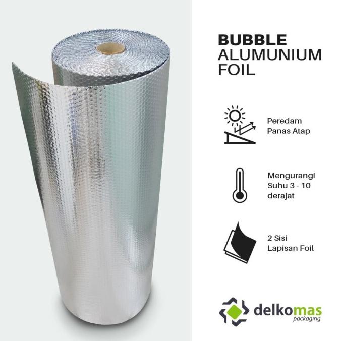 Jual Aluminium Foil Bubble Insulasi Atap Peredam Panas Atap Roll