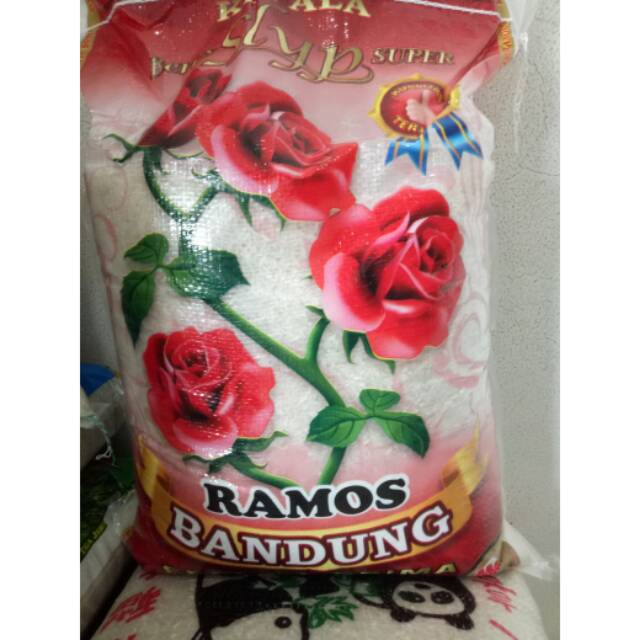 Jual BERAS SLYP KEPALA SUPER RAMOS BANDUNG 5 KG 10 KG 15 KG 20 KG