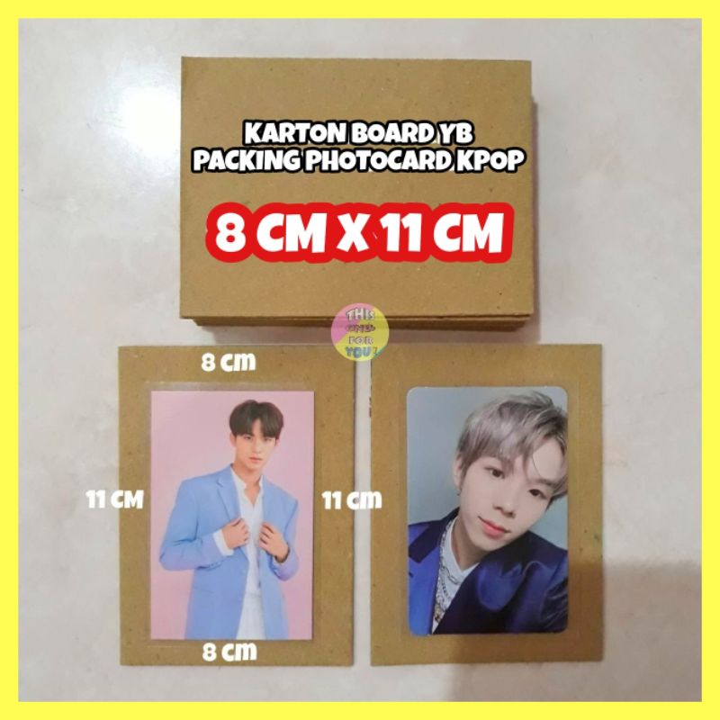 Jual READY KARTON CARTON YELLOW BOARD 2MM PACKING PHOTOCARD